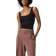 Alo Sheer Glow Tank Top - Black
