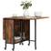 Borough Wharf Folding Brown/Black Dining Table 80x130cm