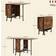 Borough Wharf Folding Brown/Black Dining Table 80x130cm