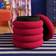Dunelm Murray Sherpa Storage Footstool Magenta Foot Stool 46cm