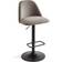 Dunelm Delaney Adjustable Height Barstool Velvet Grey Seating Stool 113cm