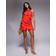 River Island Sleeveless Ruffle Mini Dress - Orange