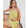 River Island Virkad Topp Del Av Set - Gul