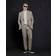 River Island Skinny Double Breasted Suit Jacket - Beige