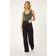 Dusk Denim Stretch Wide Leg Jeans - Black