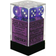Chessex Borealis Purple/White 16mm D6 12 Dice Block
