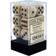 Chessex Marble Ivory/Black 16mm D6 12 Dice Block