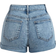 Shein Teen Girls Ripped Roll Up Hem Denim Shorts