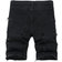 Shein Teen Boy Solid Color Fringed Denim Shorts