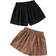 Shein Tween Girls' Woven Loose Fit Casual Shorts Set, Including Printed Shorts And Solid Color Shorts