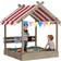 OutSunny Sand Pit with Canopy Grey