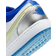 Nike Air Jordan 1 Low GS - White/Metallic Silver/Volt Tint/Hyper Royal