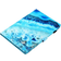 iPad 10.2 (2019) Stylish Patterned Leather Flip Case - Sea Wave Blue