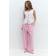 Gina Tricot Byxor Dina Linen Trousers - Rosa