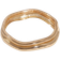 PrettyLittleThing Simple Bangles 2-pack - Gold