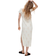 H&M Señoras Maxivestido Con Lazada - Blanco