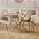 LPD Casa Gold Dining Table 90cm