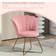Homcom Lotus Pink Armchair 80cm