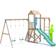 Dunster House SquirrelFort Climbing Frame with Double Swing