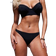 ASOS DESIGN Maya Mix & Match High Leg Thong Bikini Bottom - Black