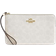 Coach Large Corner Zip Wristlet in Signature Canvas - Gold/White/Chalk