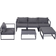 OutSunny 860-052 Outdoor Lounge Set, 1 Table incl. 1 Chairs & 1 Sofas