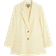 River Island Structured Oversized Blazer - Yellow
