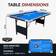 Hathaway Fairmont 6ft Portable Pool Table