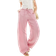 Stradivarius Pantaloni Fluidi Lunghi Con Texture - Rosa Pastello