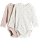 H&M Baby 2er-Pack Bodys Mit Langarm - Hellrosa/Geblümt