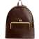 Coach Kisslock Frame Backpack - Brass/Dark Brown