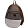 Coach Kisslock Frame Backpack - Brass/Dark Brown