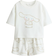 H&M Girls 2-Piece Printed Top And Shorts Set - White