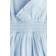 H&M Girls Blue Smocked Frill-Trimmed Dress - Blue