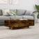 Latitude Run Odea Pedestal Smoked Oak Coffee Table 49.5x100cm