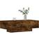 Latitude Run Odea Pedestal Smoked Oak Coffee Table 49.5x100cm