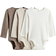 H&M 3-pack Ribbed Bodysuits White