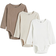 H&M Baby Hvid 3-pak ribbet body