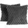 OHS Thick Faux Fur Waffle Cushion Cover Grey (45x45cm)