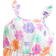 Shein Baby Girl Summer Cute Floral Pattern Knit Romper - Multicolor