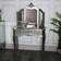 Melody Maison Mirrored and Vanity Mirror Dressing Table