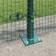 vidaXL Metal Fence Post Set Of 2 10 M 1,000cm W x 50cm H x 2.5cm D
