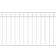 vidaXL Fence Panels With Circle 1.7 x 0.8 m 170cm W x 80cm H x 12.5cm D