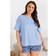Yours Curve Blue Wild Night In Animal Print Short Pyjama Set - Blue