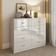 Luxury Life Chiswick White Chest of Drawer 114x77cm