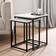 OHS Manhattan Set of 2 Square Nest of 2 Nesting Table