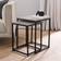 OHS Manhattan Set of 2 Square Nest of 2 Nesting Table