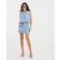 River Island Floral Mini Skirt - Midwash Blue