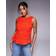 River Island Womens Shirred Tank Top - Red