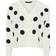 Yours Curve Polka Dot Knitted Cardigan Plus Size - White